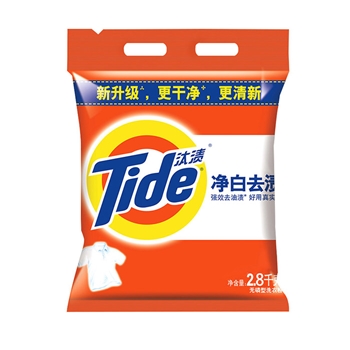 汰漬洗衣粉 凈白去漬清潔去油污檸檬清新家庭裝2.8kg