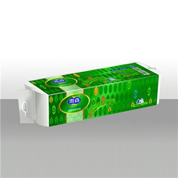 雨森綠意沁人卷紙衛(wèi)生紙廁紙空芯2Kg 四層印花加厚12卷