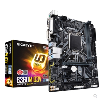 Gigabyte/技嘉 B360M-D3V主板臺式機電腦游戲全新1151針，帶 PCI可以安聲卡